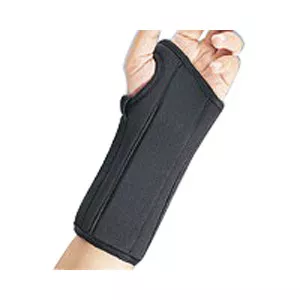 BSN 22-451MDBLK - Wrist Brace FLA ProLite Elastic / Foam / Metal / Polyester Left Hand Black Medium