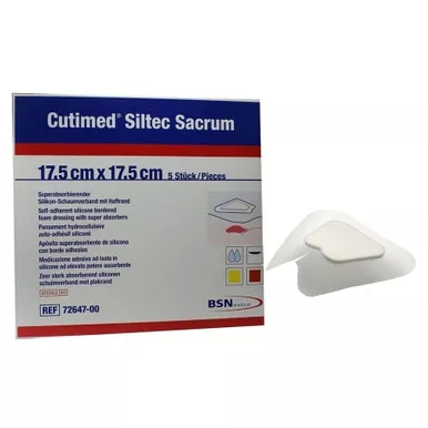 BSN 7328700 - Cutmed Siltec Sacrum 7" x 7"