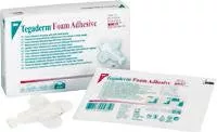 Bx/10 Tegaderm Foam Dressing Adhesive, Adhesive Wrap Inner Diameter:1In X1In Outer Diameter:2-3/4In X 2-3/4In