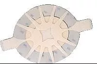 Bx/10 Tegaderm Foam Dressing Adhesive, Adhesive Wrap (Ovale) Inner Diameter:3In X 2-1/2In,Outer Diameter:4-1/2In X 4In