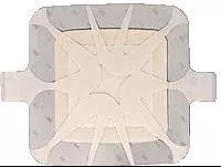 Bx/10 Tegaderm Foam Dressing Adhesive, Adhesive Wrap (Square) Inner Diameter:4In X 4In,Outer Diameter:5-5/8"X 5-5/8"