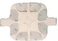 Bx/10 TegadermFoam Dressing Adhesive, Adhesive Wrap (Square) Inner Diameter:2In X 2In,Outer Diameter:3.5In X 3.5In