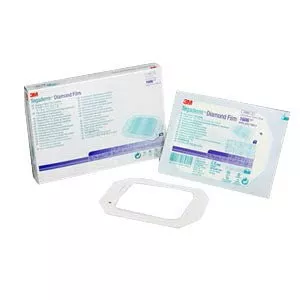 BX/100 - Tegaderm Diamond Pattern Transparent Dressing Picture-frame Style 2-3/8" x 2-3/4Manufacturer #: 1684