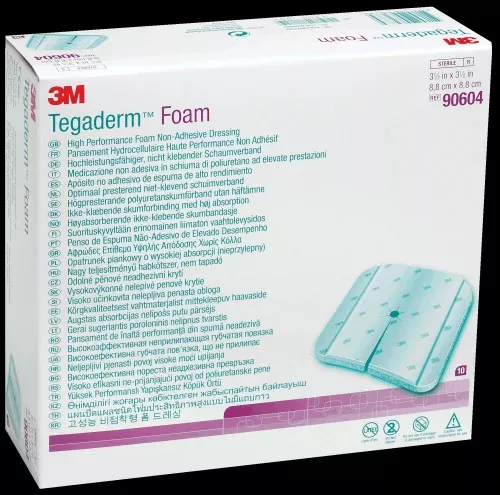 Bx/10Tegaderm Foam Dressing Nonadhesive 3.5In X 3.5In