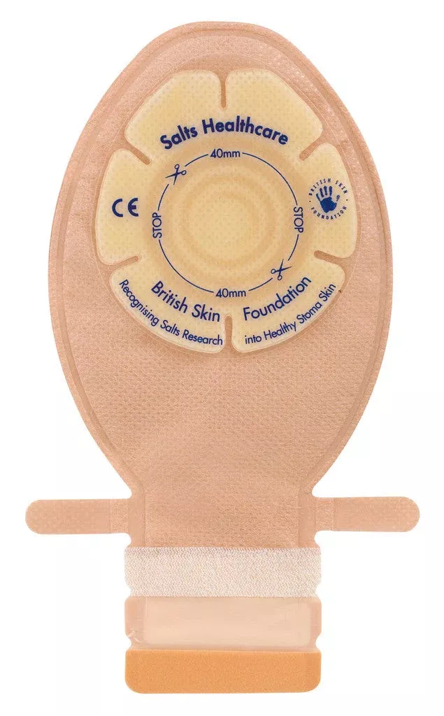 Bx/30 Confidence Comfort Neonatal W/ Flexifit 1-Pc Transparent Drainable PouchCut-To-Fit 8-40Mm W/ Starter Hole