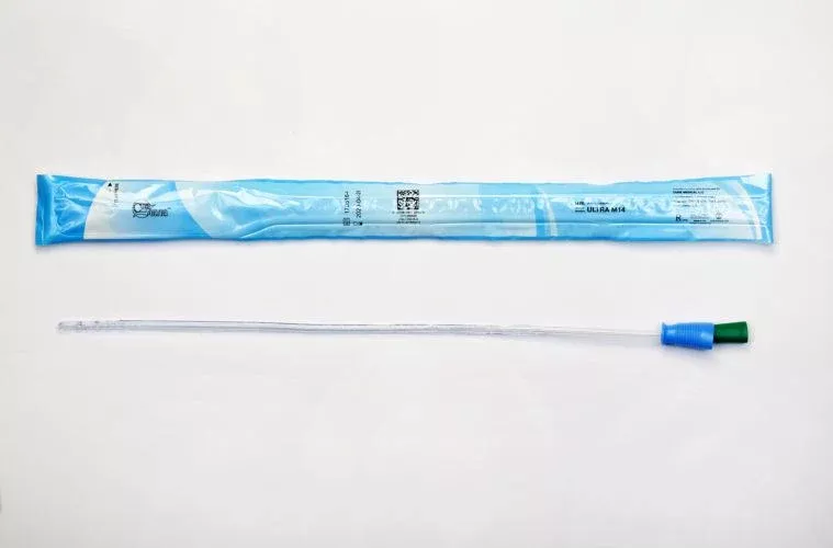 Bx/30 Cure Intermittent Male Cath 16" Pre-Lubricated Straight Tip 18Fr