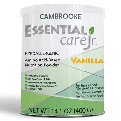 Cambrooke Foods 48022 - Essential Care Jr., Vanilla Flavored Powder, 14.1 oz