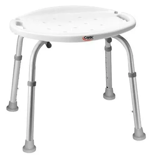 Carex Adjustable Bath and Shower Seat – Height Adjustable Shower Stool