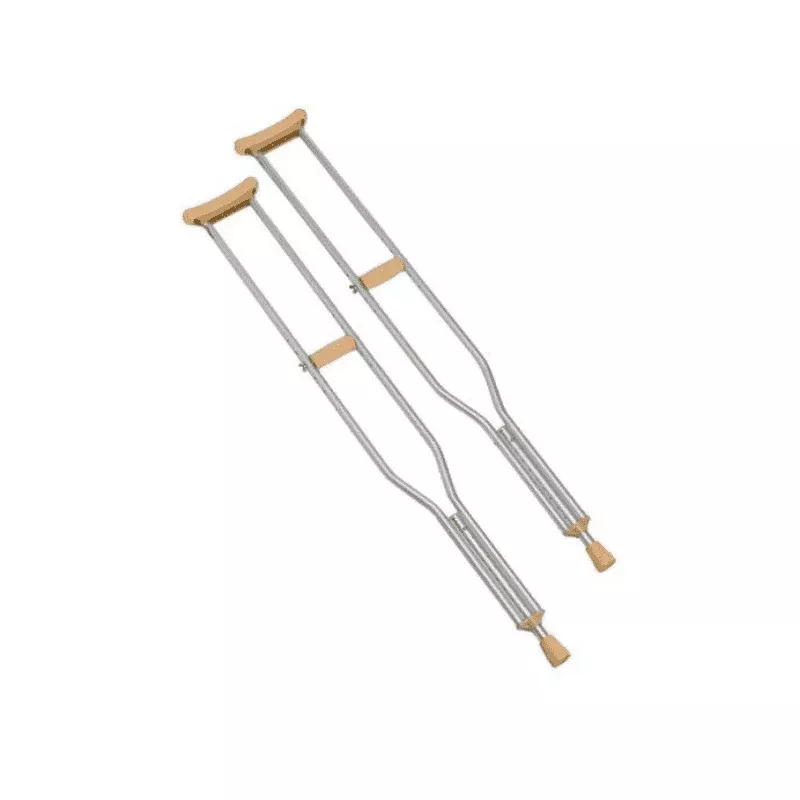 Carex Push Button Aluminum Crutches