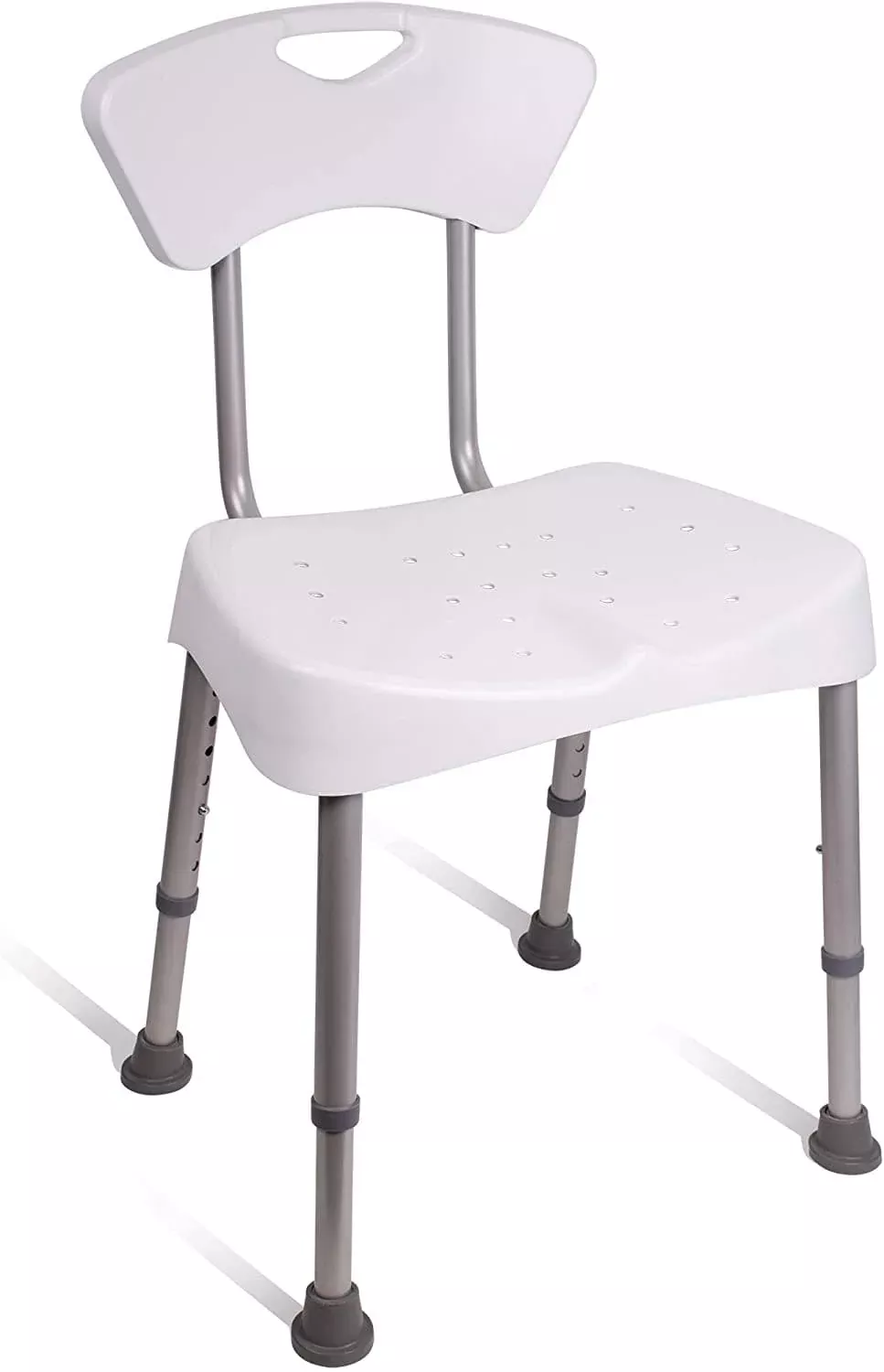 Carex Shower Chair and Bath Seat With Back For Elderly, Handicap, and Disabled
