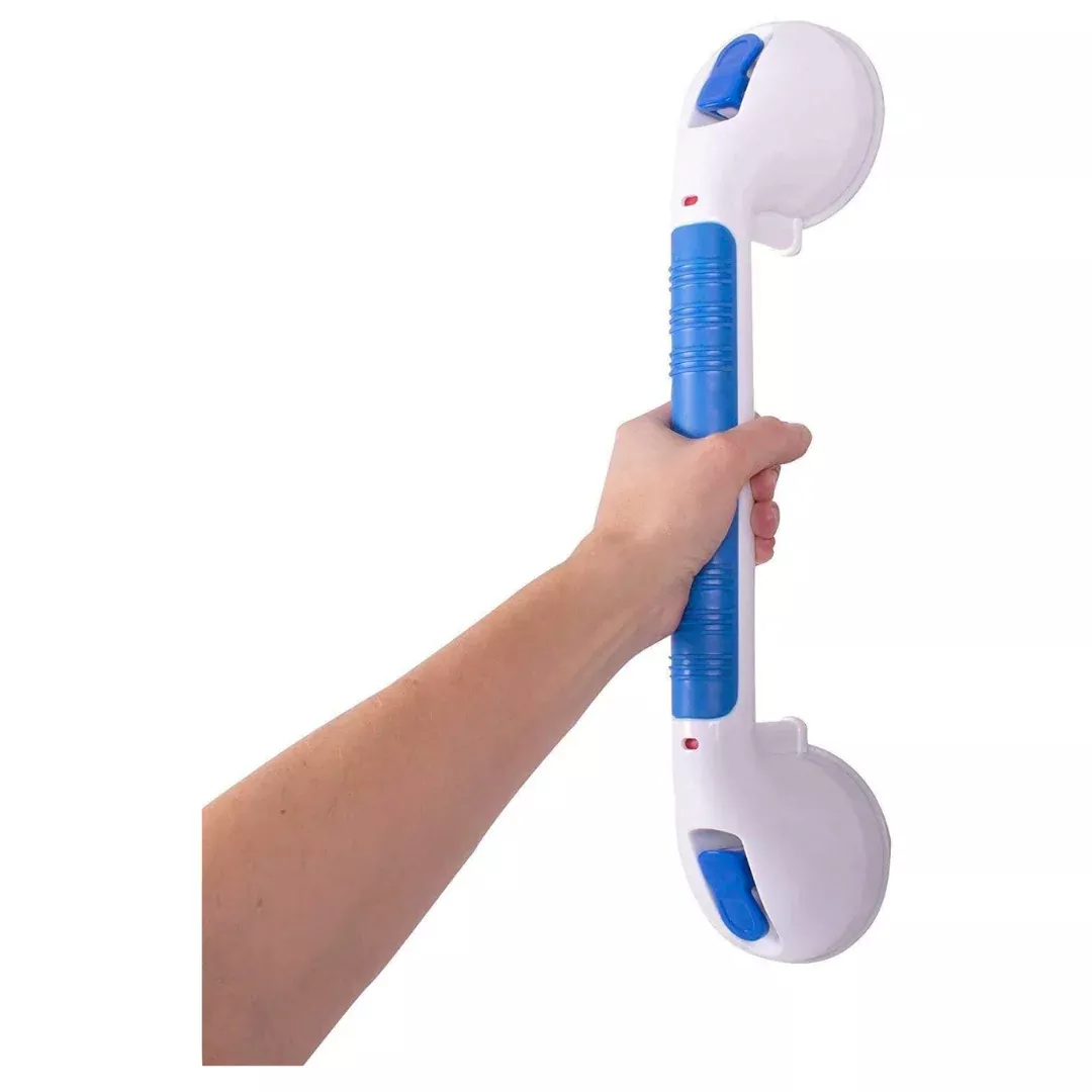 Carex Suction Dual Locking Shower Ultra Grip Grab Bar
