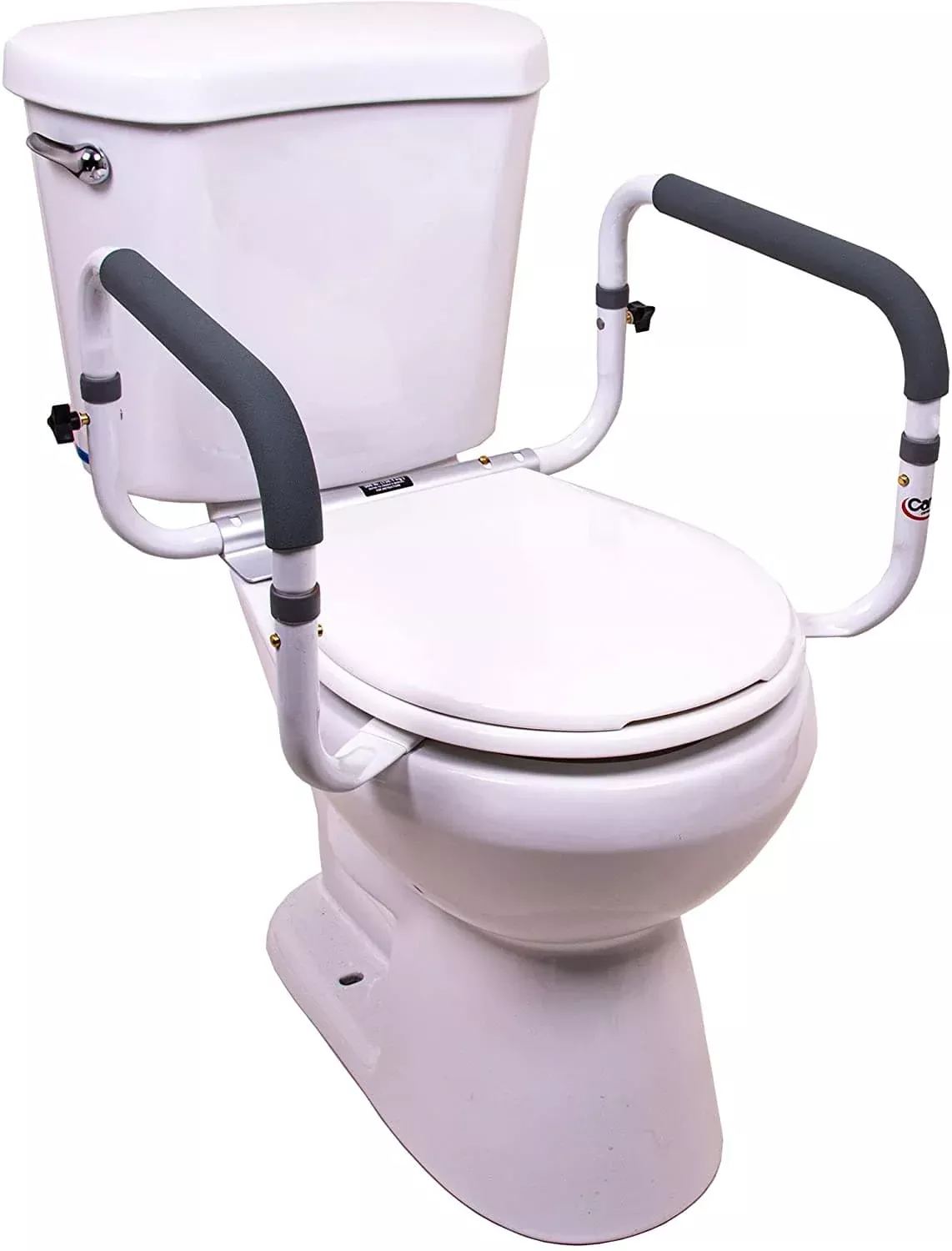 Carex Toilet Safety Frame with Adjustable Width - Easy Installation