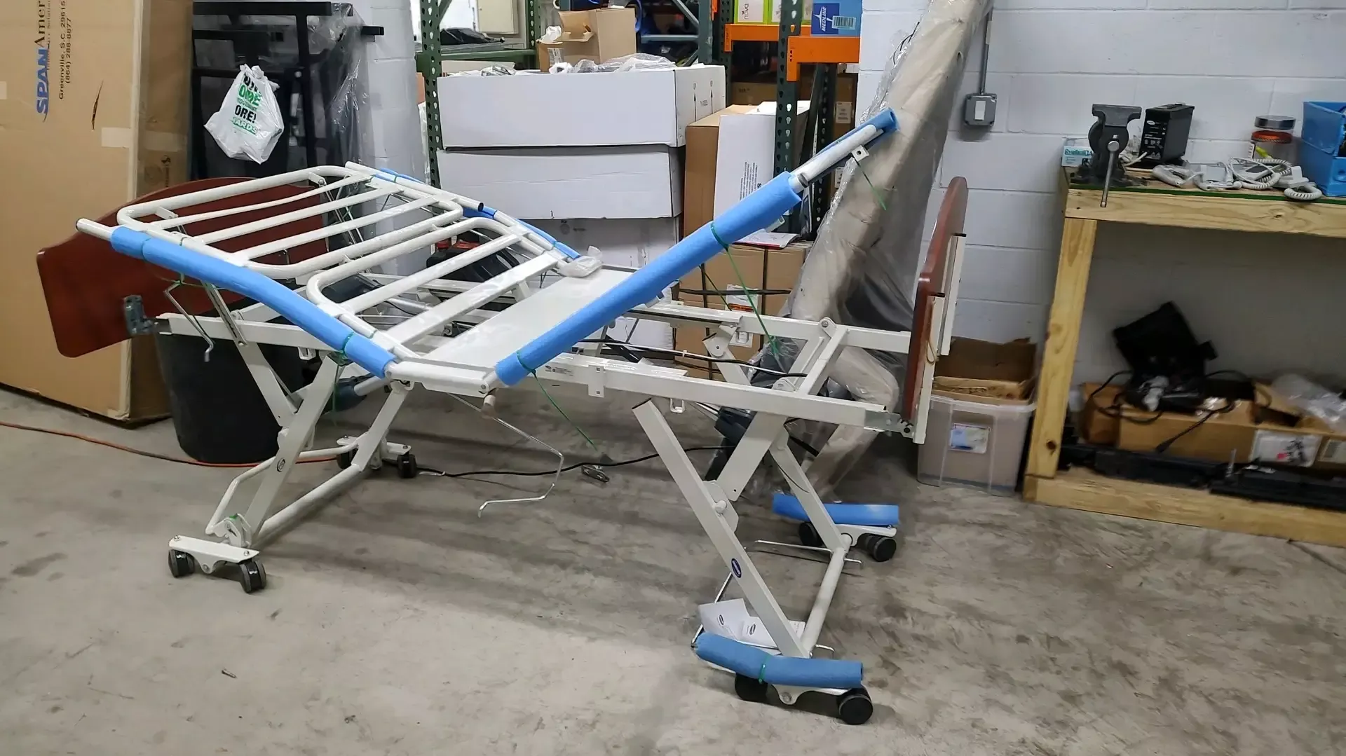Carroll CS7 Hi-Low Hospital Bed - 42" - Minor Scratches - Open Box