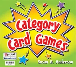 Category Card Games Susan Anderson