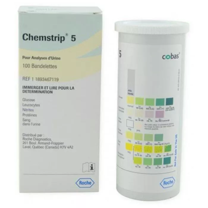 Chemstrip Urine Test Strips, Chemstrip 5