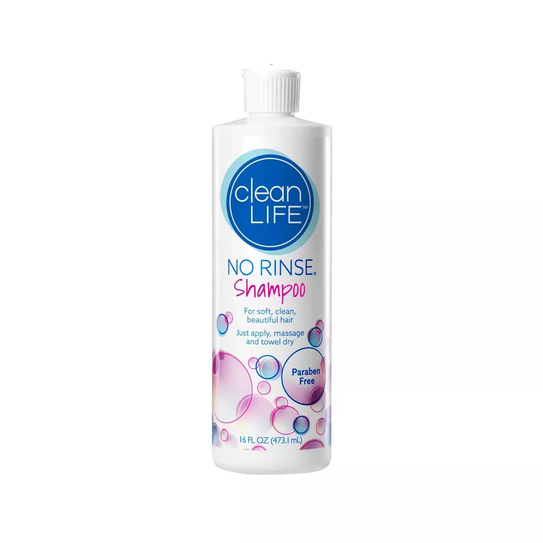Clean Life Products No Rinse Hair Shampoo Bottles