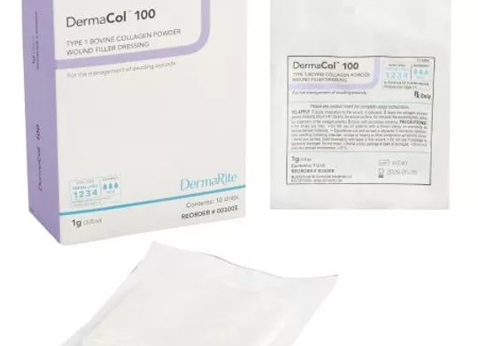Collagen Powder DermaCol™ 100 Sterile 1 Gram
