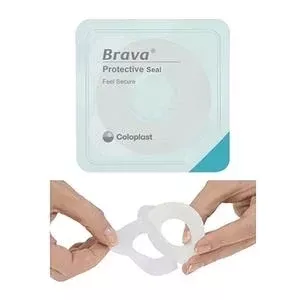 Coloplast 12037 Brava Protective Seal Moldable Ring - 1-1/8 inch (27mm) starter hole, 2.5mm (Thin),Box of 10 rings