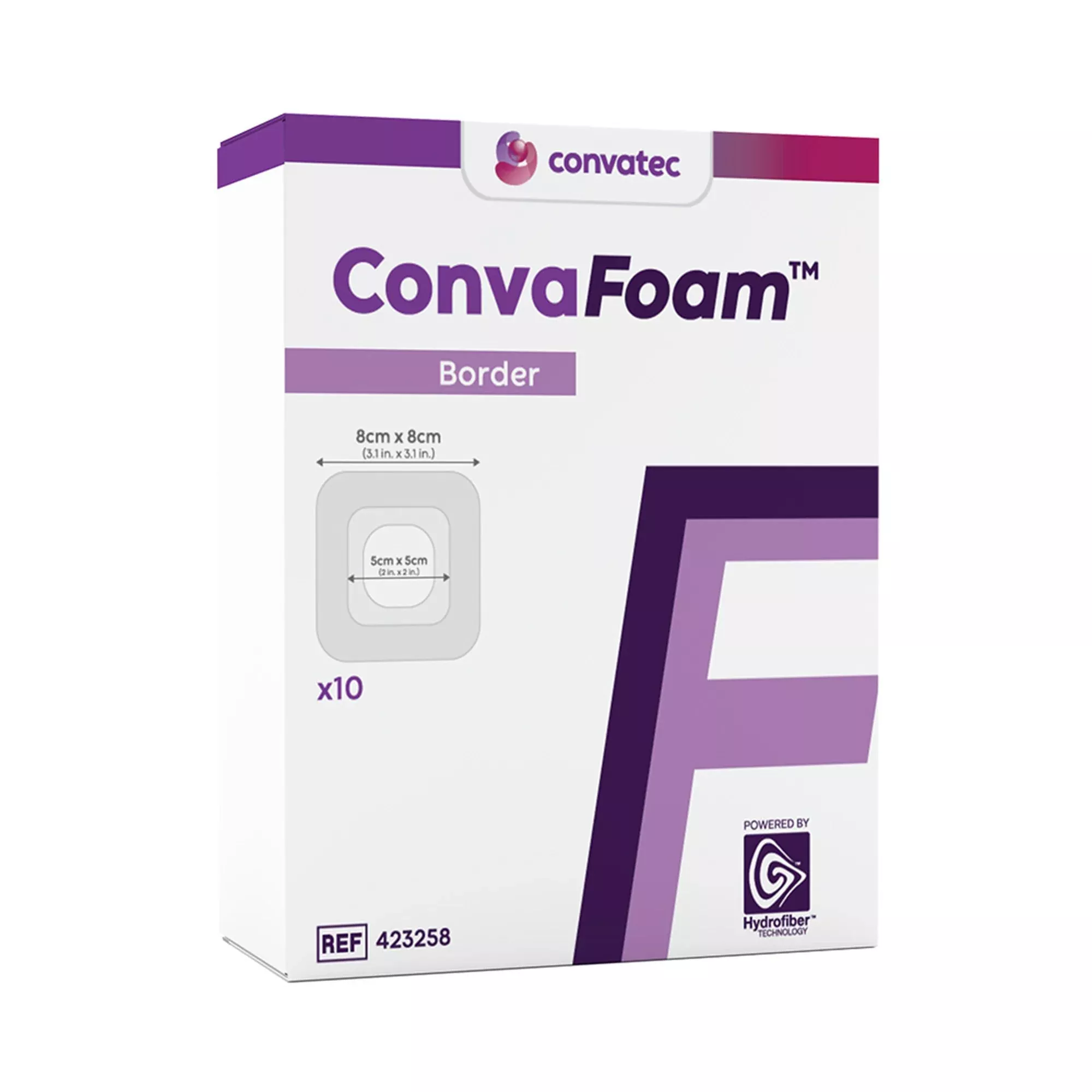 ConvaFoam™ Border Silicone Dressings Adhesive Foam Dressing