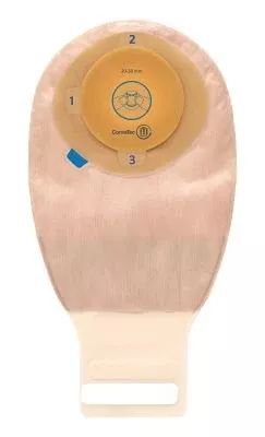 Convatec 413522 Esteem Plus One-Piece Drainable Pouch with Moldable Stomahesive Skin Barrier, 1(3/16) inch - 1(9/16) inch opening, Opaque with 1-sided comfort panel, InvisiClose tail closure, Filter, Box of 10