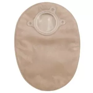 Convatec 416403 Natura Plus 8" Closed Pouch, Filter, 2-Side Panel, Opaque - Flange 1(1/2)" (Orange), Box of 30 pouches