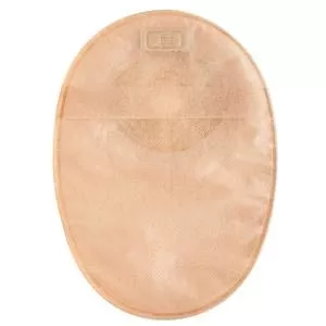 ConvaTec 421689 Esteem + One Piece Closed End Ostomy Pouch, Pre-Cut, With Filter And Window, Standard, 1-3/8'' Stoma, 8'' Opaque - Replaces 51413143 & 51175770