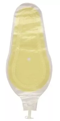 Convatec 839266 Eakin Wound, Fistula Pouch with Remote Drainage Attachment, Tap Closure for wounds 11.4" x 5.1", Vertical, Box of 5 pouches