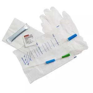 Convatec Gentlecath Hydrophilic Urinary Catheter, Female, With Water Sachet And Insertion Kit, Straight, 14fr, 8.3"- 1 Each