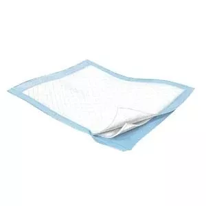 Covidien Kendall 6349 Simplicity Extra (formerly Durasorb) Underpad, Moderate Absorbency, blue back - 23" x 24", 10/bag, 20 bags/case, 200 pads total