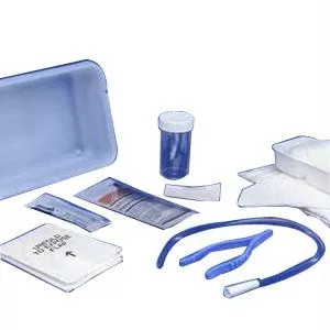 Curity Red Rubber Open Urethral Catheter Tray 16 Fr- 1 Each