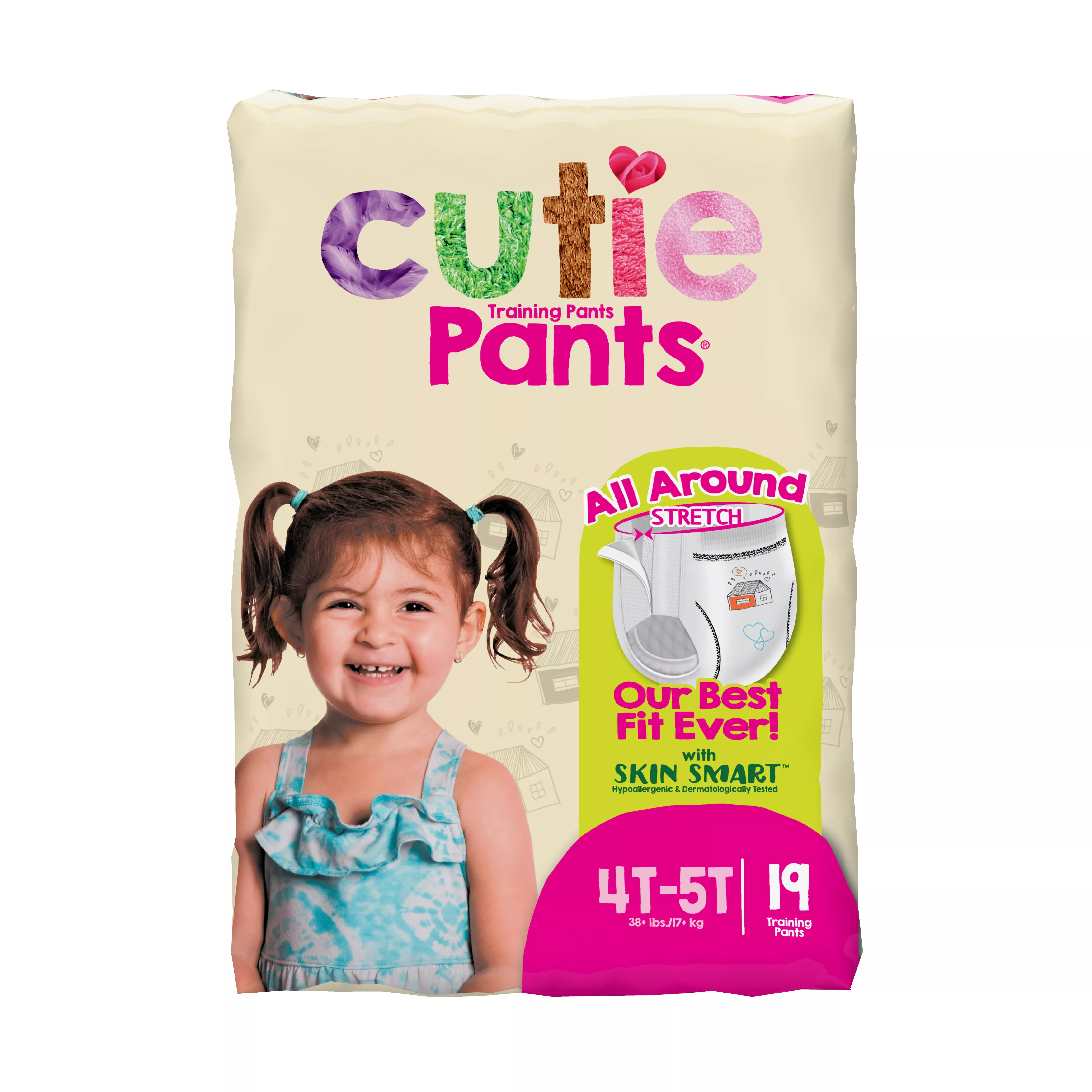 Cutie Pant Training Pant - Girl 4T-5T- Package of 19