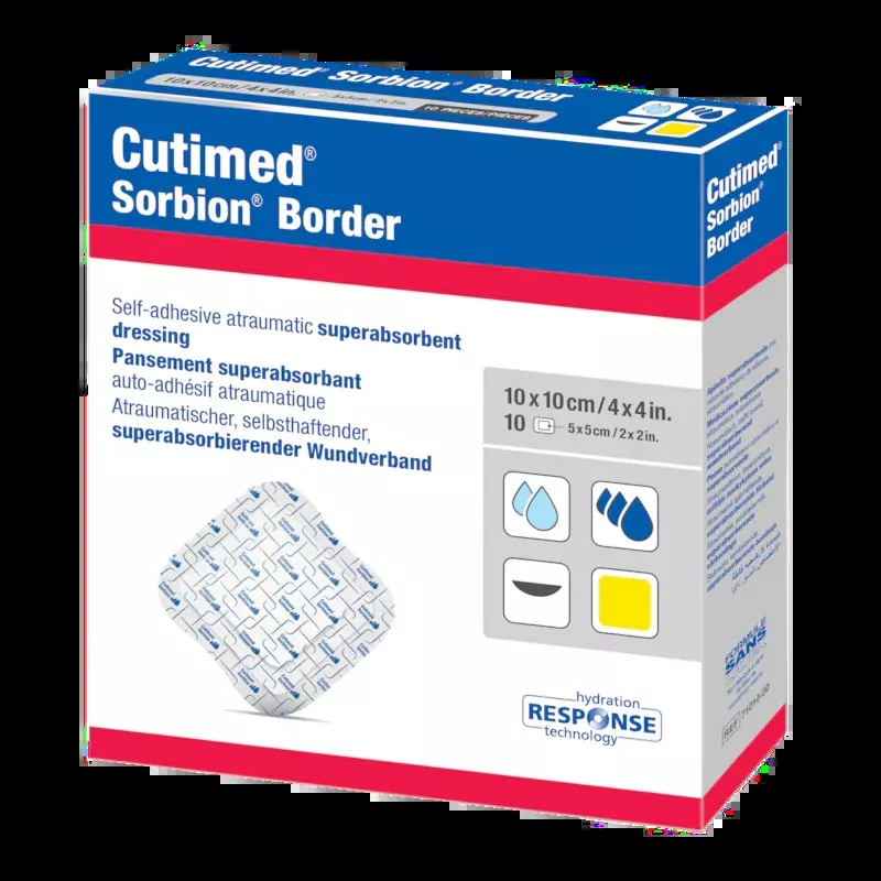 Cutimed Sorbion Border Super Absorbent Dressing