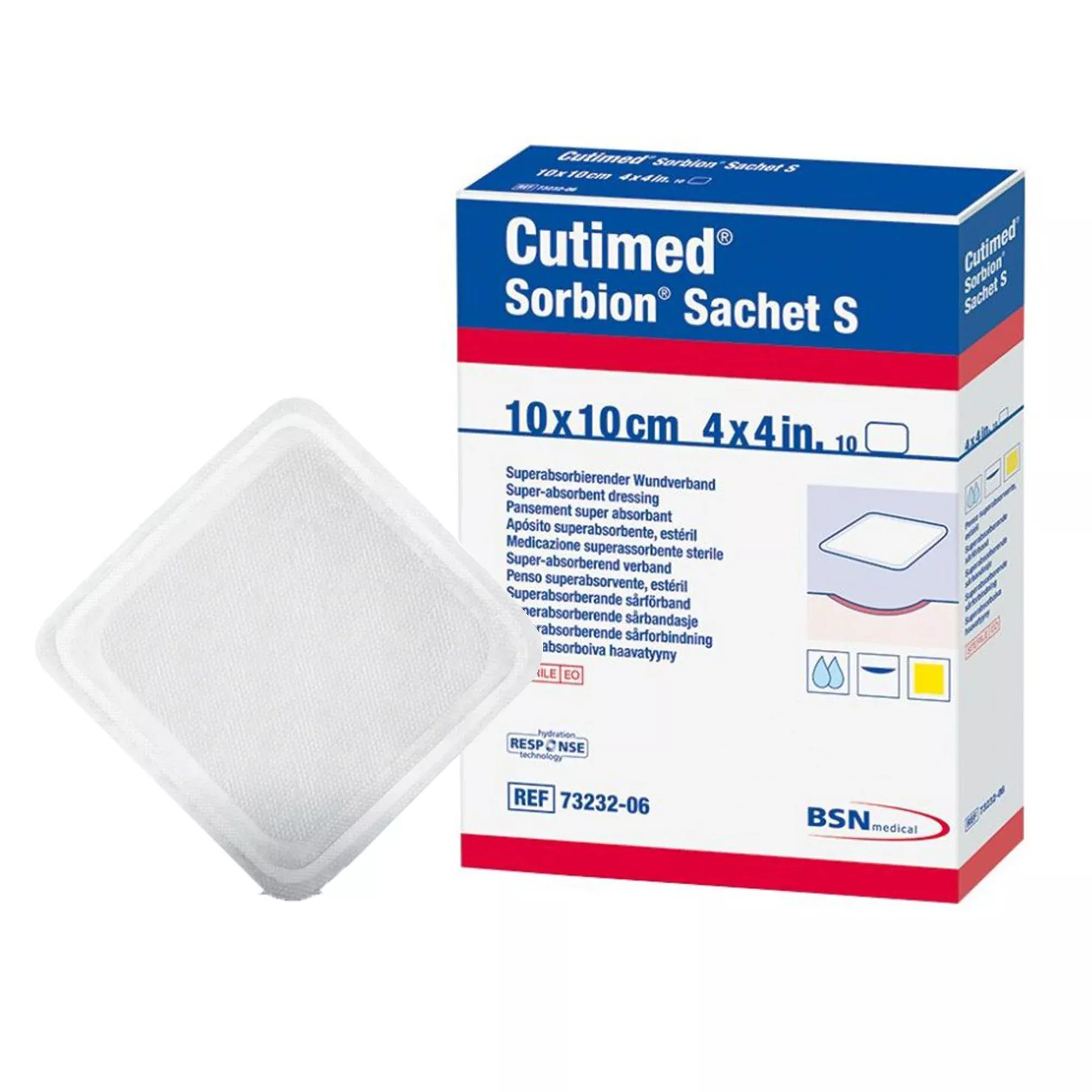 Cutimed Sorbion Sachet S Gelling Fiber Wound Dressing