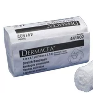 Dermacea Non-sterile Stretch Bandage 6" X 4 Yds. (stretched) 75" (relaxed)- Pack(age) of 6