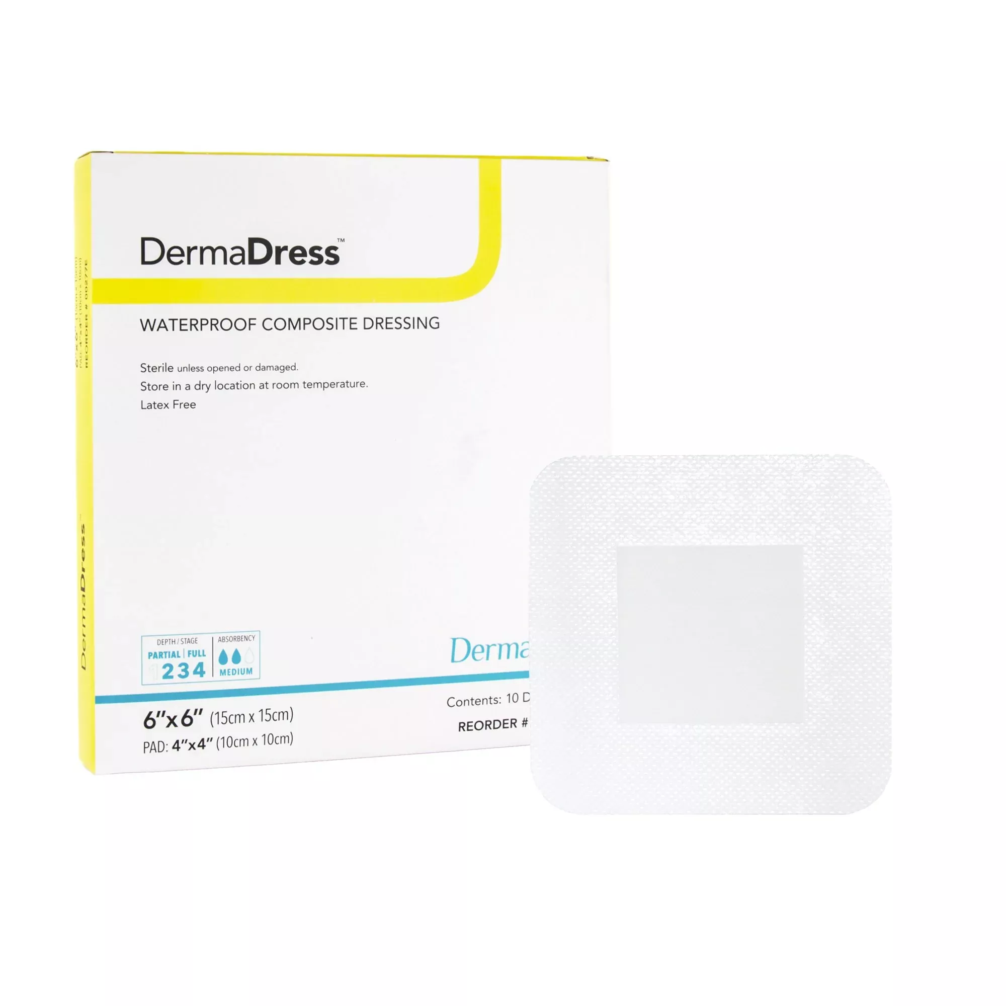 DermaDress Waterproof Composite Dressing