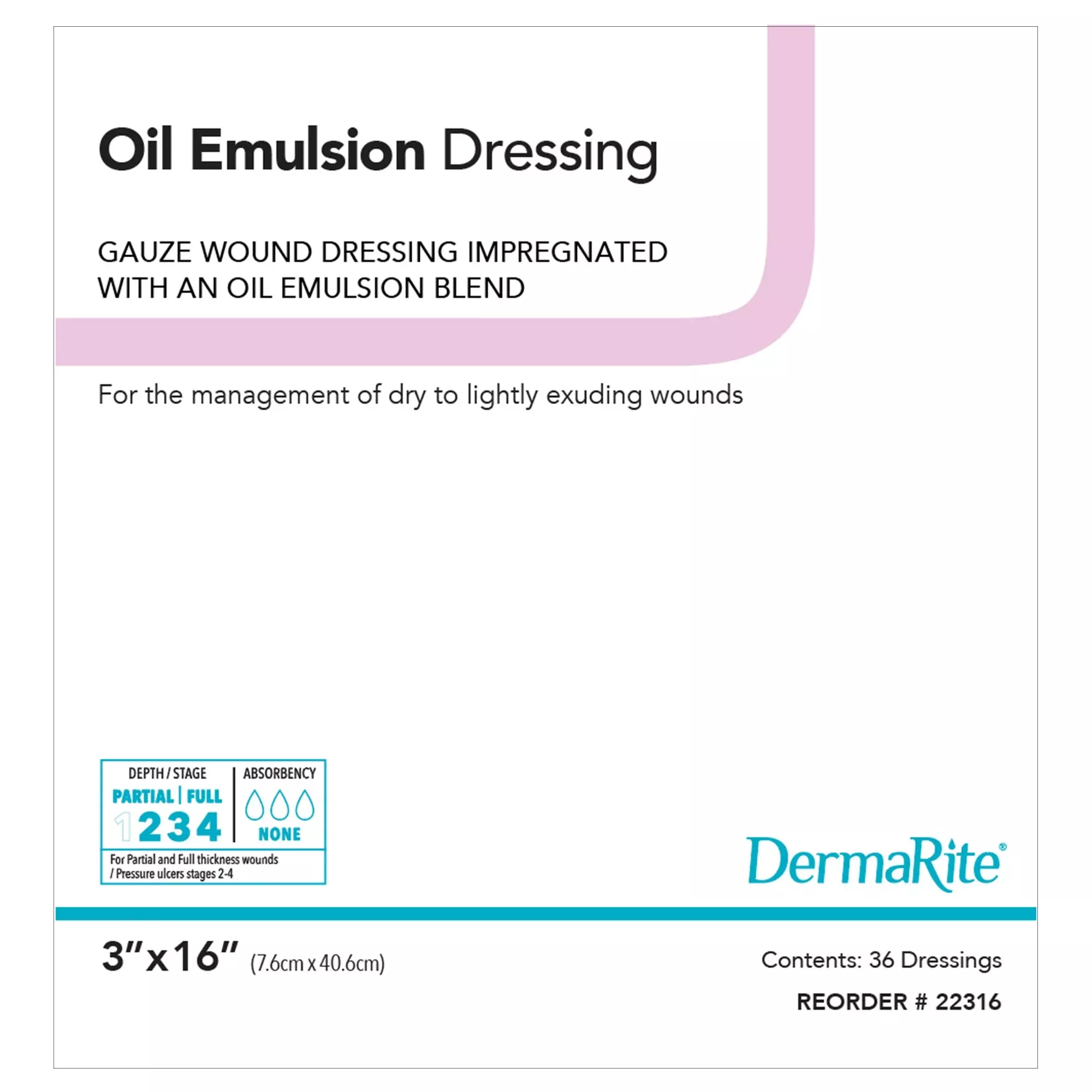 DermaRite™ Oil Emulsion Dressing