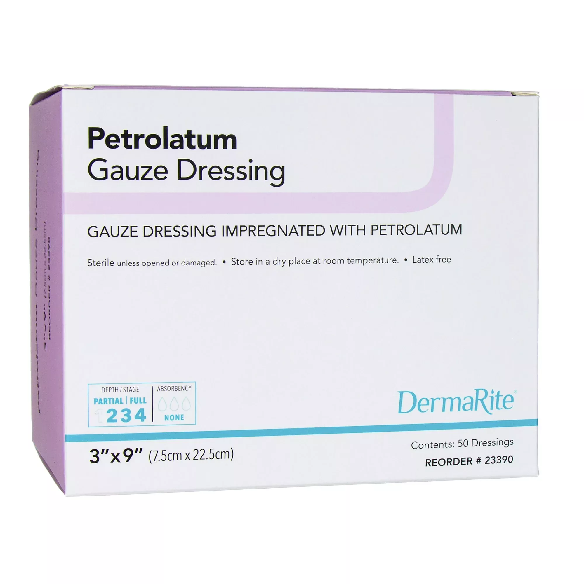 DermaRite Petrolatum Impregnated Dressing