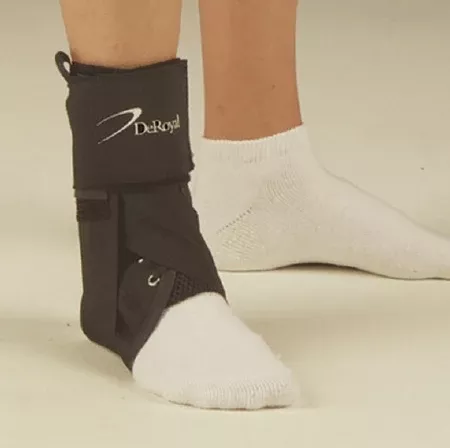 DeRoyal Ankle Splint DeRoyal 2X-Large Lace-Up Left or Right Foot