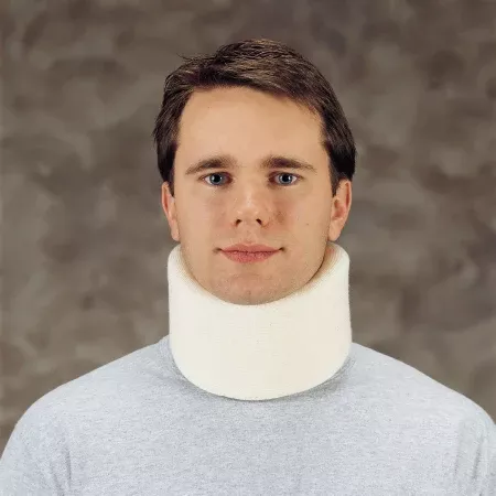 DeRoyal Cervical Collar DeRoyal High Density Small Serpentine 3-1/2 Inch Height 17 Inch Length