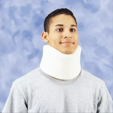 DeRoyal Cervical Collar DeRoyal Medium Density Large Serpentine 5 Inch Height 21-1/2 Inch Length