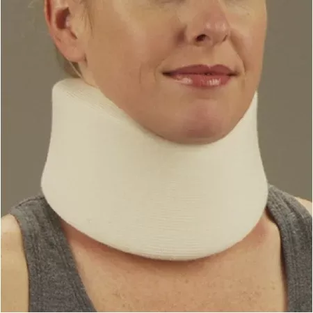 DeRoyal Cervical Collar DeRoyal Medium Density Universal One Piece 2-1/2 Inch Height 22 Inch Length
