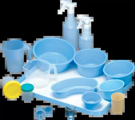 DeRoyal Emesis Basin Blue 700 cc Plastic Single Patient Use