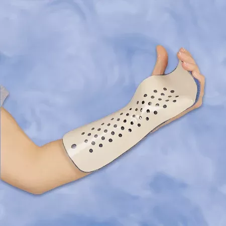DeRoyal Forearm Splint Aluminum / Foam Right Hand Tan Small