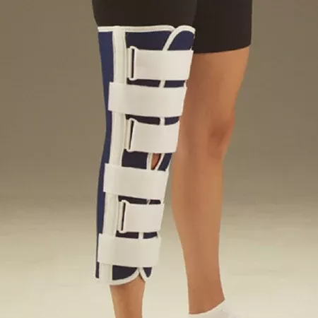 DeRoyal Knee Immobilizer DeRoyal 2X-Large Strap Closure 14 Inch Length Left or Right Knee