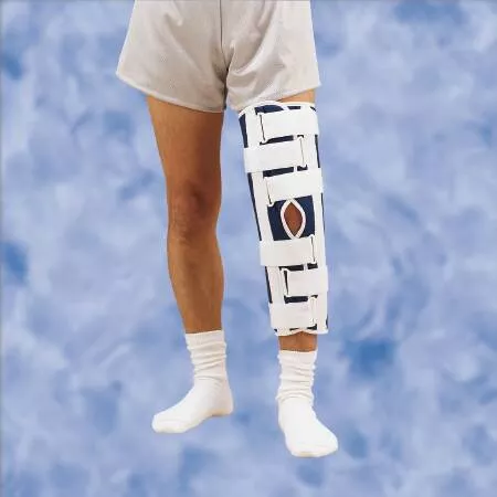 DeRoyal Knee Immobilizer DeRoyal Universal Hook and Loop Closure 16 Inch Length Left or Right Knee
