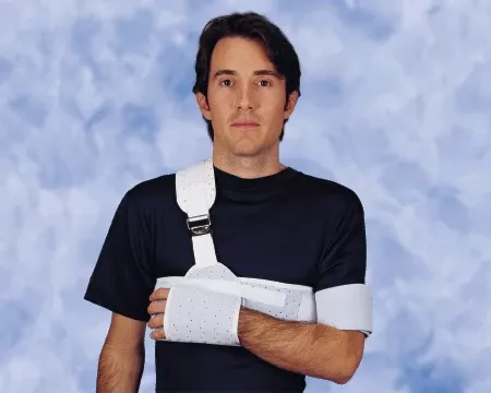 DeRoyal Shoulder Immobilizer DeRoyal Adult Foam Contact Closure Left or Right Arm