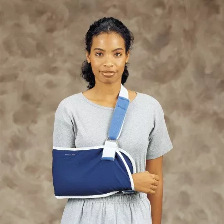 DeRoyal Shoulder Immobilizer DeRoyal Medium Canvas / Foam Contact Closure Left or Right Arm