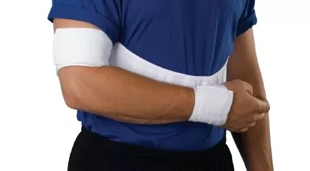 DeRoyal Shoulder Immobilizer DeRoyal X-Small Foam / Polyester / Cotton Hook and Loop Closure Left or Right Arm
