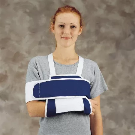 DeRoyal Shoulder Sling and Swathe DeRoyal Pediatric Canvas Contact Closure Left or Right Arm