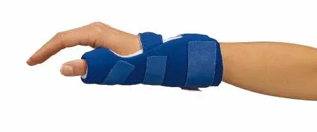 DeRoyal Thumb Support LMB Air-Soft™ Thumb Spica Thermoplastic Right Hand White Large